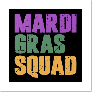 Mardi Gras Squad Posters and Art